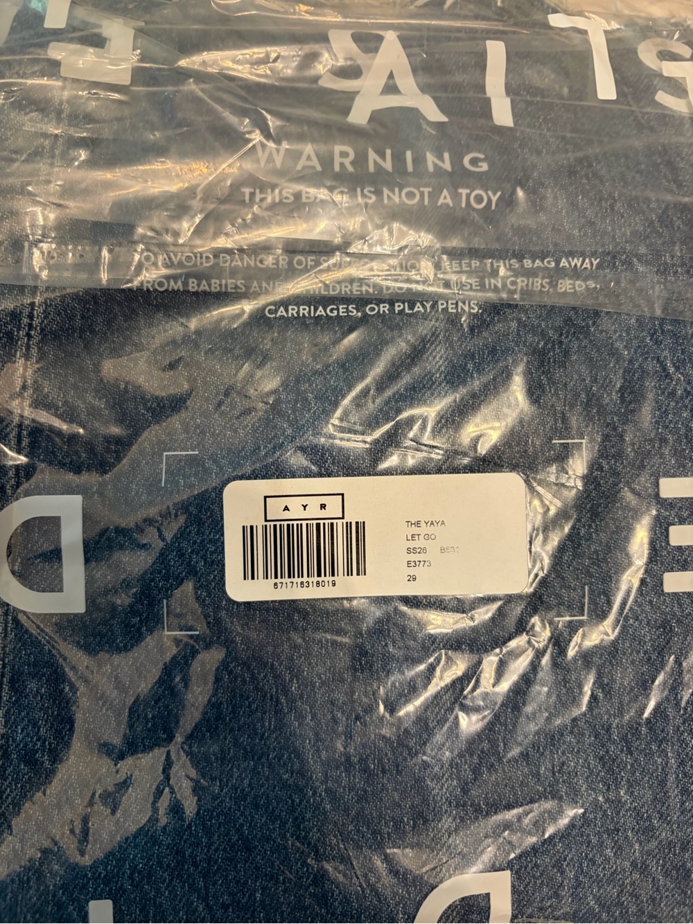 NWT AYR The YaYa Jeans - Picture 5 of 5